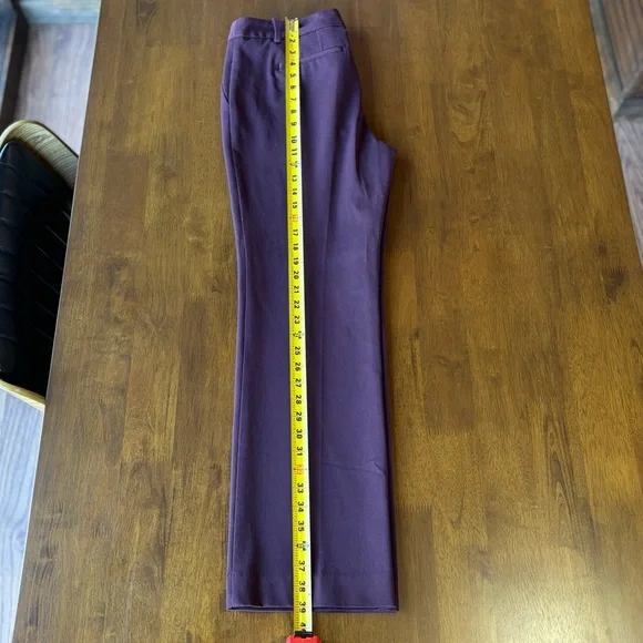 Talbots Barely Boot Deep Burgundy Pants - Picture 4 of 8